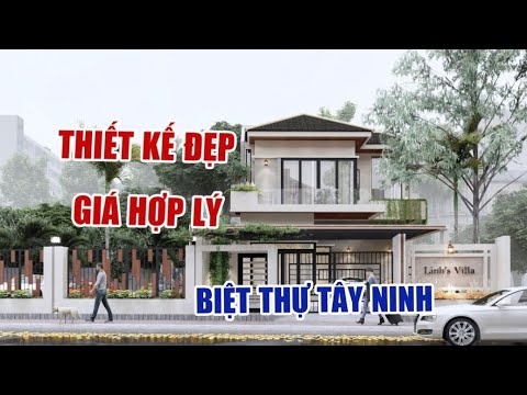 Biệt thự sân vườn 2 tầng, mẫu nhà đẹp mới nhất 2020 trên kênh |Kiến Trúc Thái Dương|