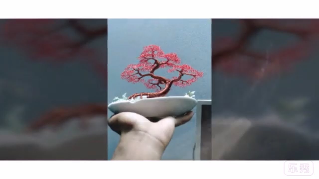 Bonsai handmade . Bonsai dây đồng