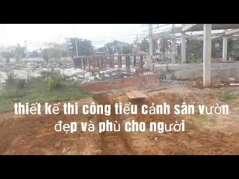 Chuyên thiết kế thi công tiểu cảnh sân vườn đẹp và phù cho người