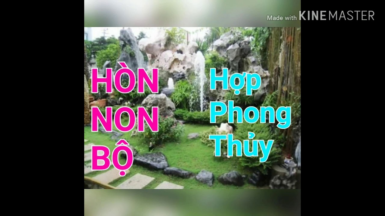 Mẫu hòn non bộ đẹp hợp phong thủy