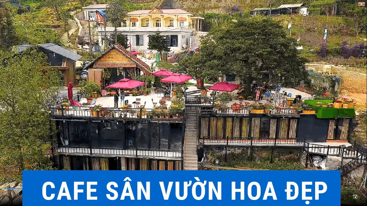 Thiết Kế Quán Cafe Sân Vườn Hoa Đẹp | Thu Hút Khách Hàng