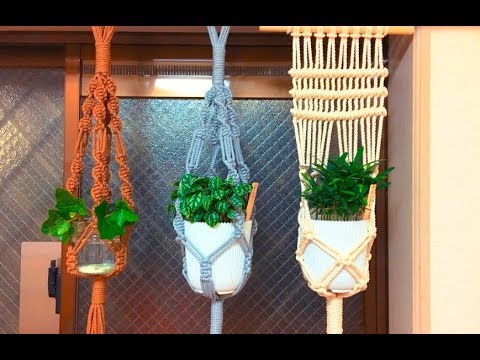 Thắt Giỏ Treo Cây | Macrame