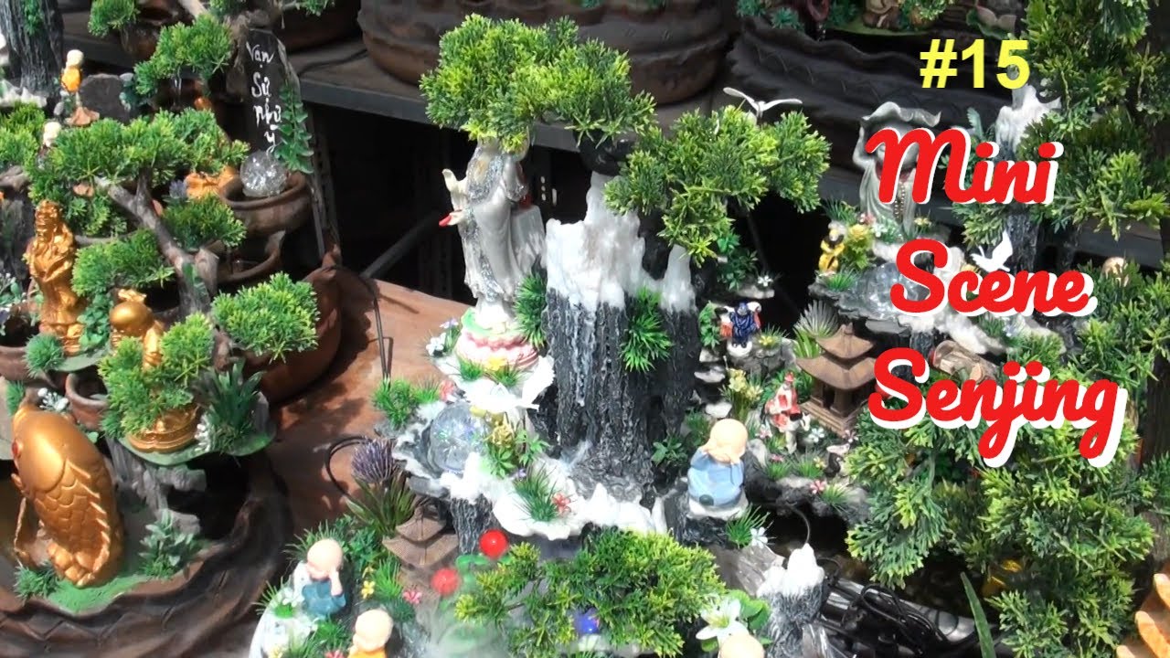 #15 Mini scene penjing   Hòn Non Bộ đẹp   Tiểu Cảnh Đẹp