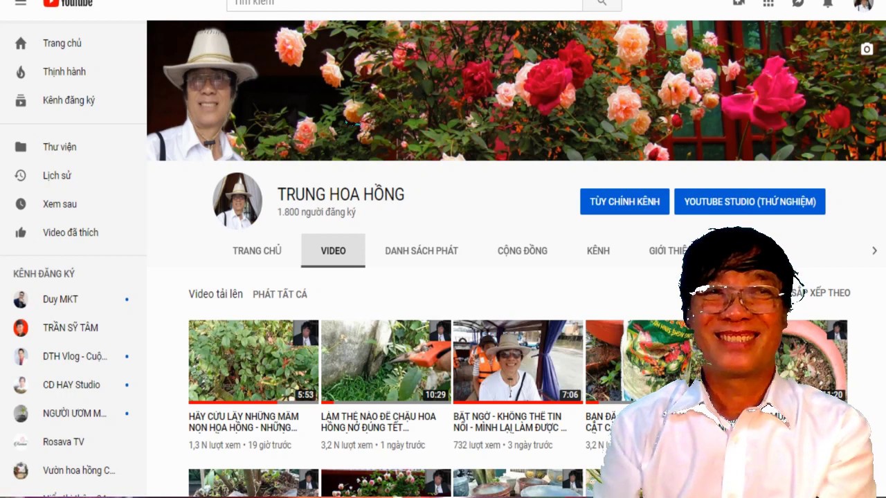 LIVE  STREAM TRỰC TUYẾN CHỦ ĐỀ : CHĂM SÓC HOA HỒNG MÙA THU - TRUNG HOA HỒNG