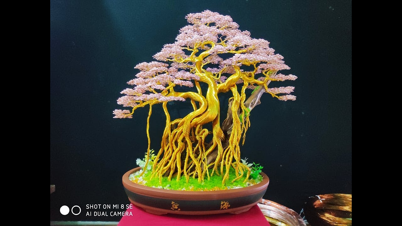 Bonsai handmade.làm bonsai dây đồng, cây đa quê hương.