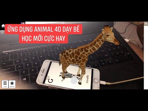 CÁCH DÙNG ỨNG DỤNG ANIMAL 4D |DẠY BÉ HỌC.4d animal technology