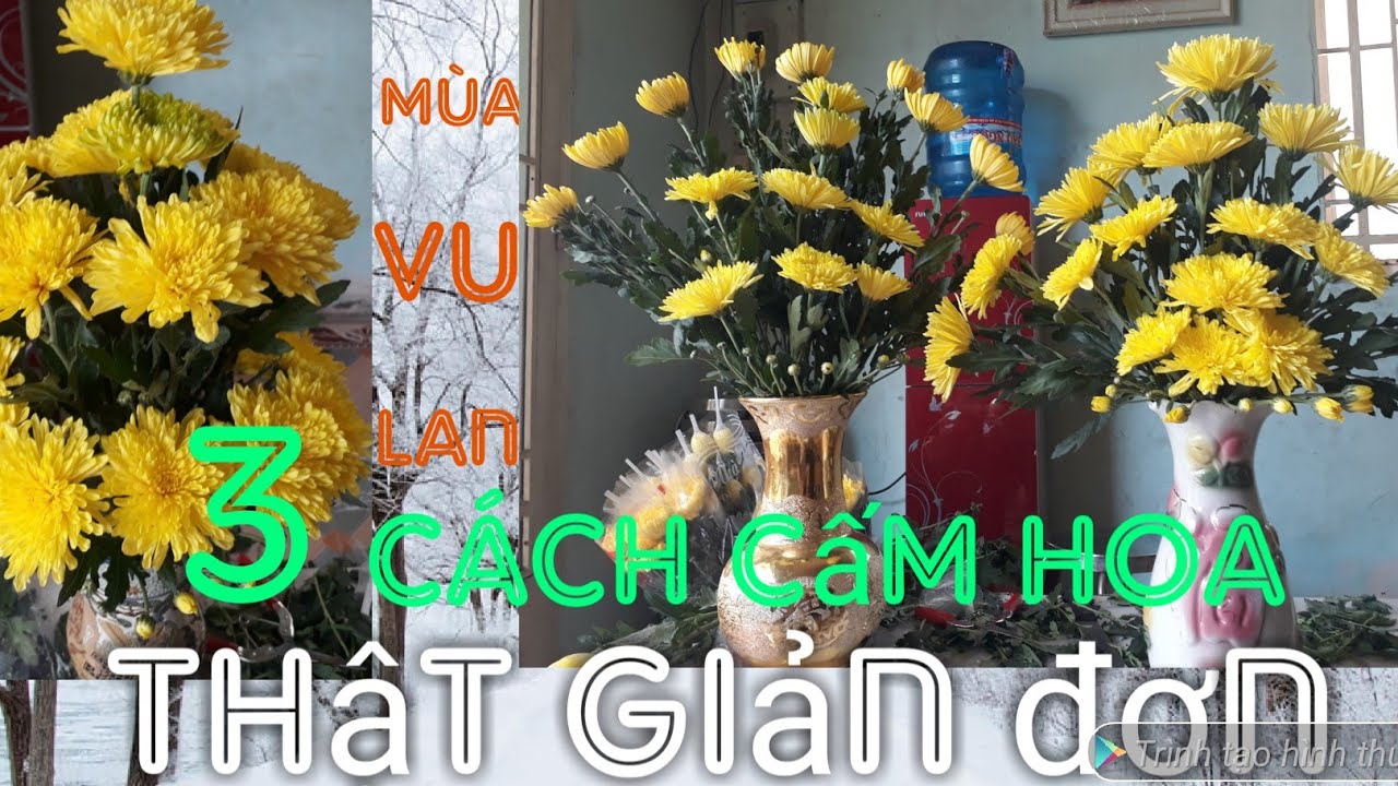 Cách cấm hoa đơn giản, lễ vu lan báo hiếu