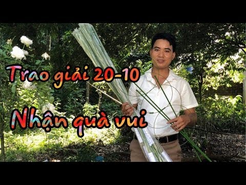 TRAO GIẢI NHẬN QUÀ VUI NGÀY 20/10.chuẩn garden tv