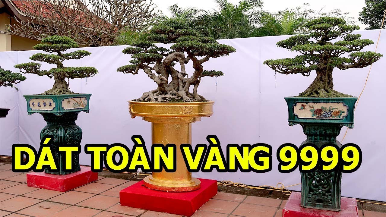 Tác phẩm được dát vàng dòng 9999 duy nhất tại triển lãm Văn Giang